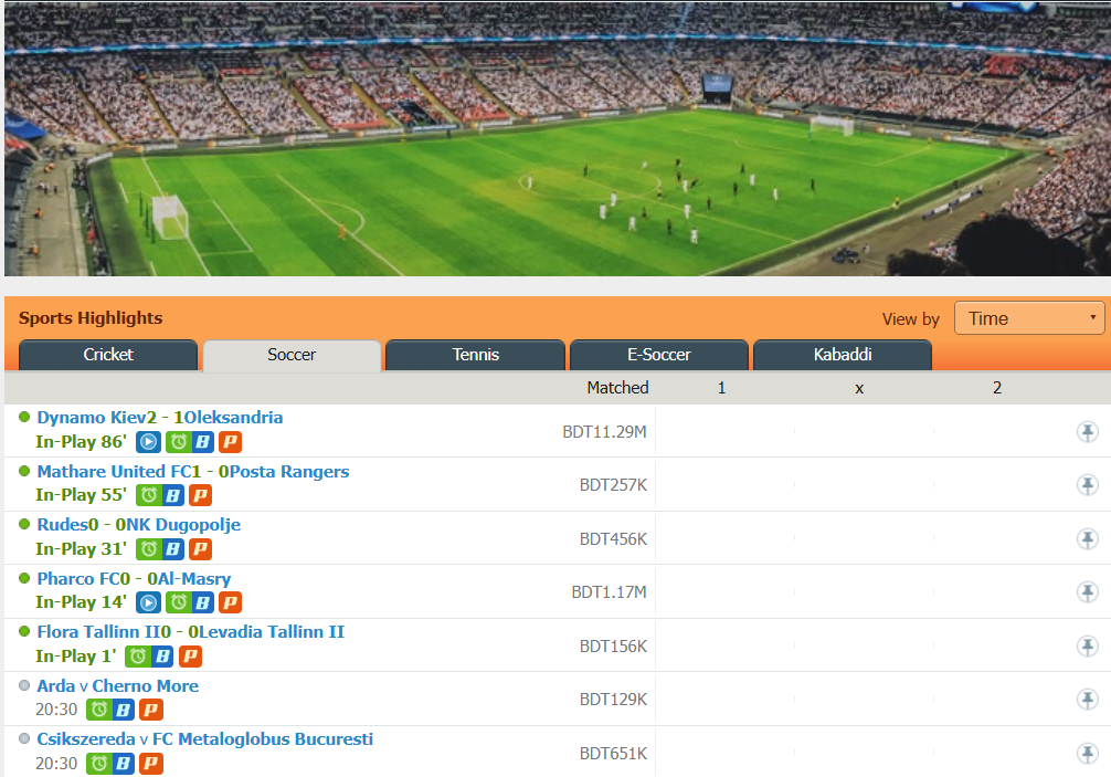 Cricket betting on BetVisa Bangladesh with top odds